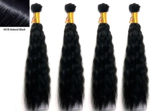 MAKE WAVE BY HOT WATER Synthetic Micro Braiding Hair 18 inch 2 Pack DEAL - Picture 1 of 21