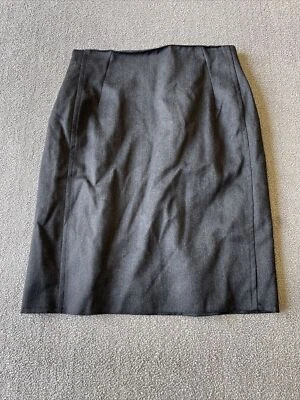 Falda EMPORIO ARMANI Hecha en Italia Talla S/M (44) Gris Falda Lápiz Hasta la Rodilla Foto 1 de 4