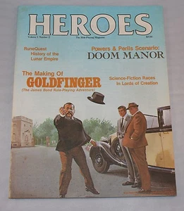 HEROES The Role Playing Magazine Vol. 1 Issue 2 - Very Good + - Picture 1 of 12