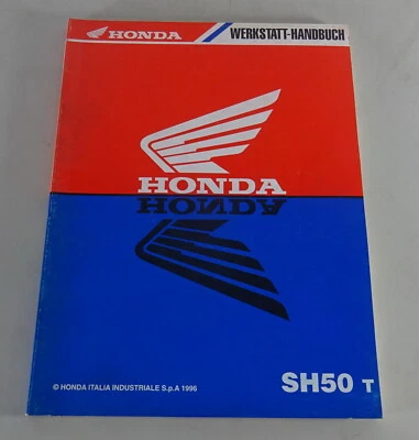 Workshop Manual Honda Scoopy SH 50 T Stand 1996 - Image 1 of 4