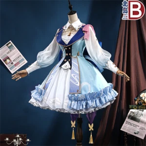Genshin Impact Kamisato Ayaka Cosplay Women's Clothing Suit Party Costumes Skirt - Picture 1 of 23
