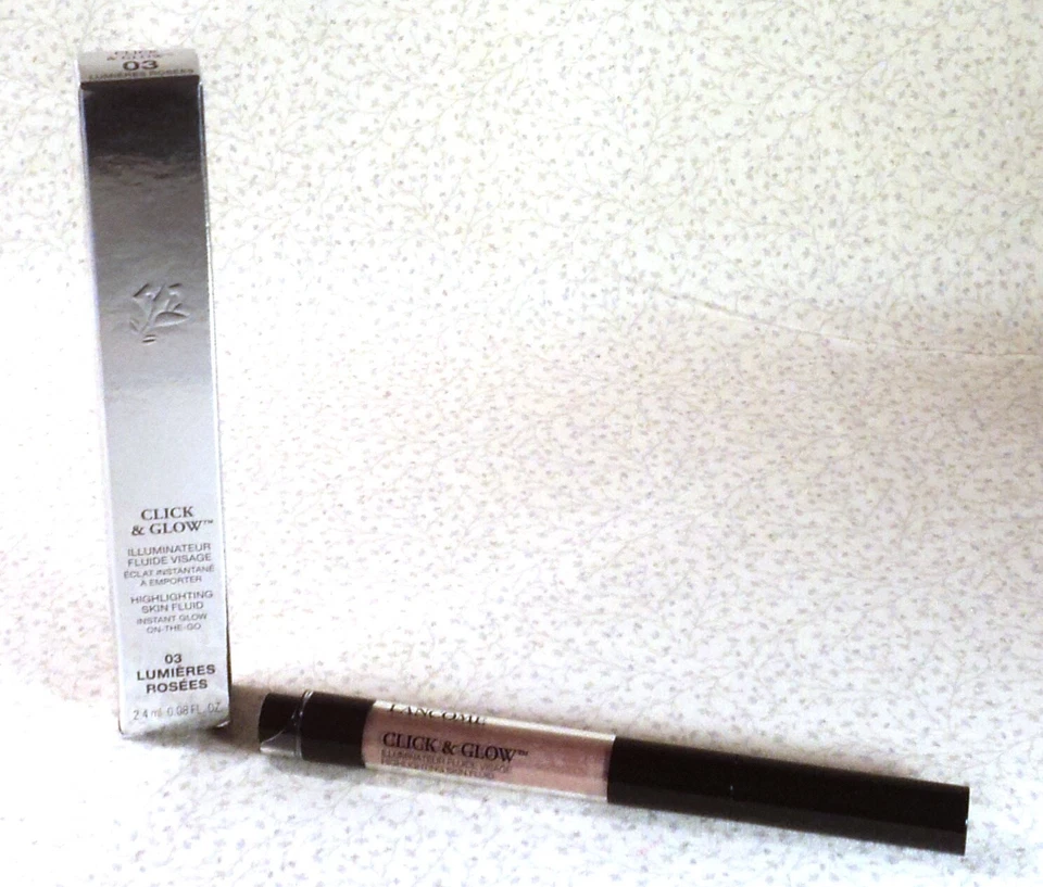 Líquido iluminador para la piel Lancome Click & Glow - 03 rosas Lumieres - 0,08 oz.-NUEVO EN CAJA Foto 1 de 1