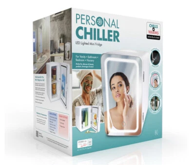Personal Chiller K6101WH 6L LED Lighted Mini Refrigerator ✨💅🏻💕 - Image 1 of 4