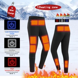 Heated Pants for Men Women, Electric USB Hiking Pants, 12 Zones Heating Pants - Picture 1 of 30