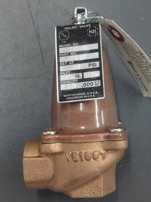 Bell and Gossett 110124 Relief Valve 3/4” Threaded - Image 1 of 4