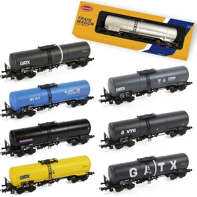 1 Unit Evemodel Train Tank Wagon Model Trains HO Scale 1:87 Oil Tank Car C8768 - Image 1 of 4