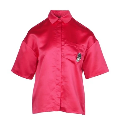 Maje Women's Shirt Size 0 / XS Satin With Pins MFPCM00008 - Image 1 of 4