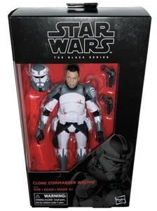 Figura Star Wars Black Series CLONE COMMANDER WOLFFE 6" 104º Batallón Trooper - Imagen 1 de 8