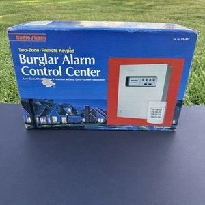 NEW Radio Shack Two Zone – Remote Key Pad - Burglar Alarm Control Center 49-451 - Picture 1 of 13
