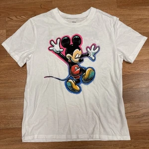 Mickey Mouse T-Shirt Small weiß Walt Disney Herren Print - Bild 1 von 6