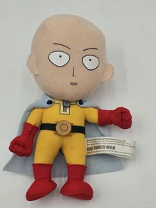 One Punch Man Saitama 8" Plush Great Eastern Entertainment 2016 Stuffed Toy - Picture 1 of 5