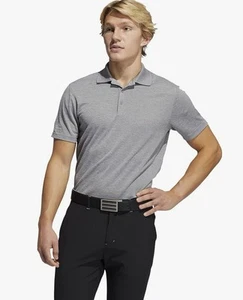 Adidas Adi Performance Golf Polo Shirt Mens 2XL Grey Heather Regular Fit New - Picture 1 of 6