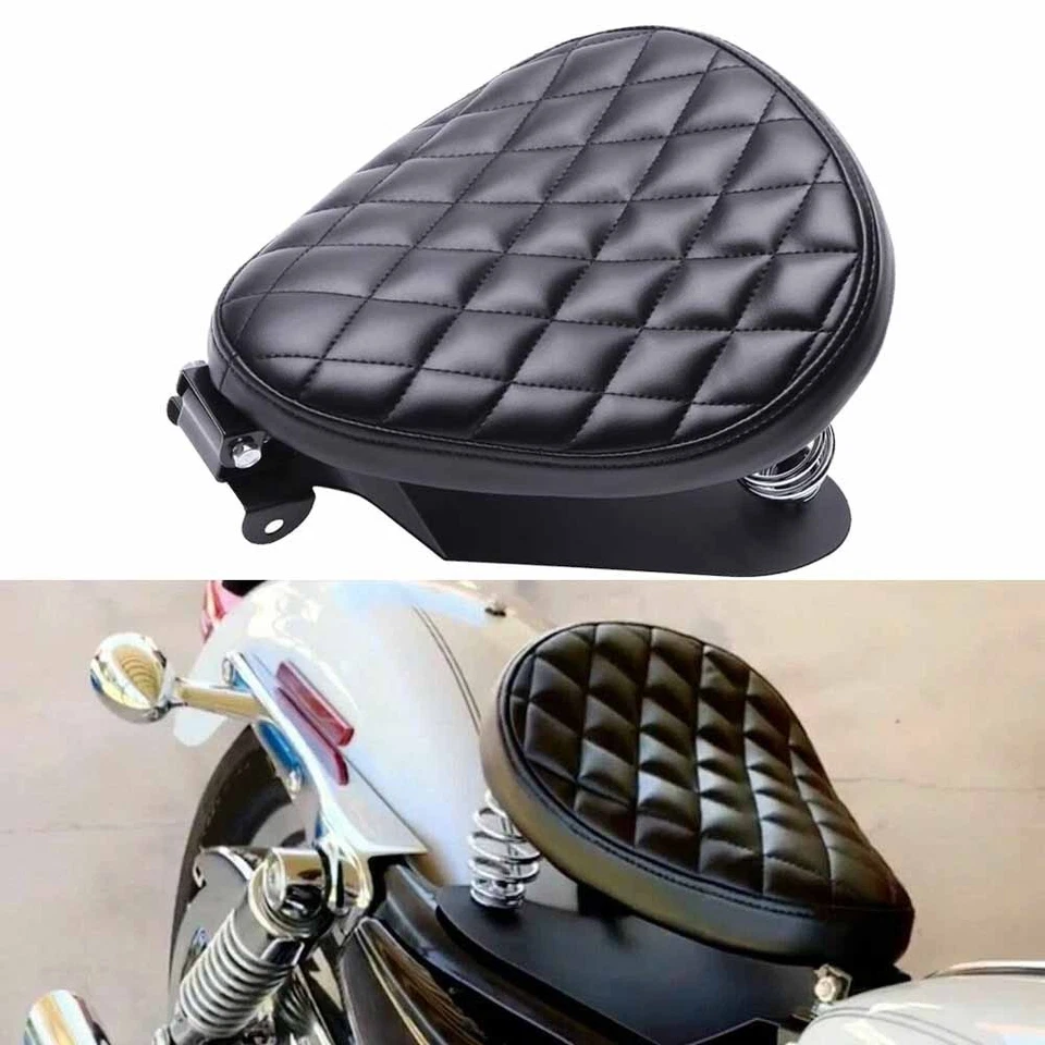 Moto Solo Seat Leather For Honda Shadow VT ACE Aero Spirit VLX 600 750 1100 CT - Image 1 of 4