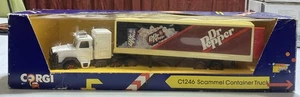 Vintage 1985 Dr Pepper Corgi C1246 Scammel Container Truck - Picture 1 of 8