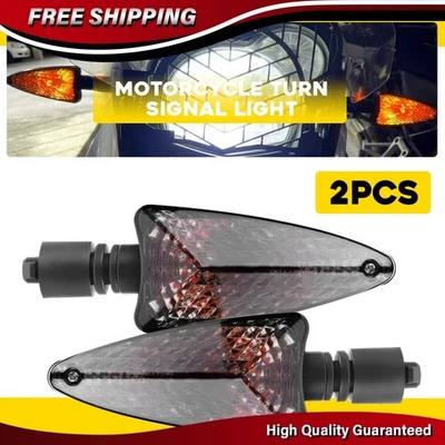 2X Front/Rear LED Turn Signal Light Amber For BMW HP4 S1000R G450X F700GS R1250R - Image 1 of 4