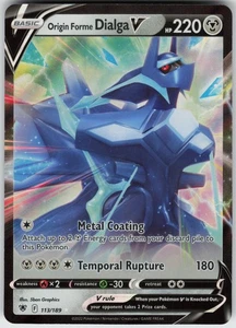 Holo Foil Origin Forme Dialga V 113/189 Ultra Rare SWSH10: Astral Radiance - Picture 1 of 1
