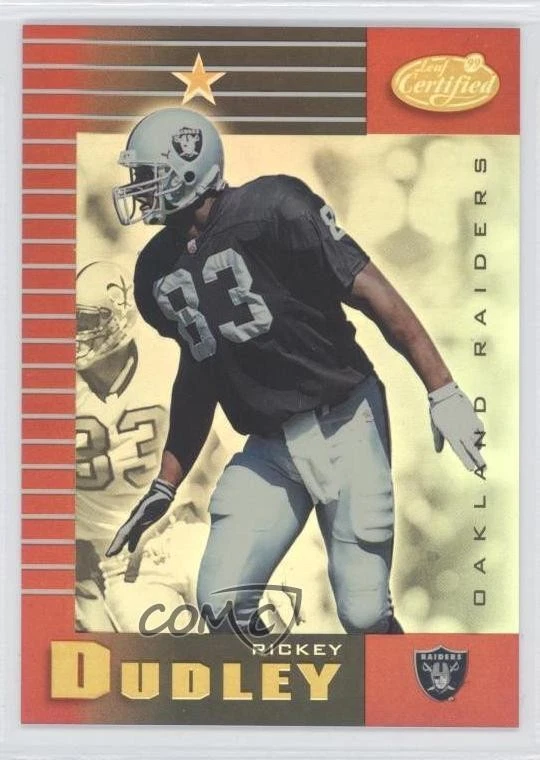 1999 Leaf Certified Mirror Red Rickey Dudley #76 - Image 1 of 2