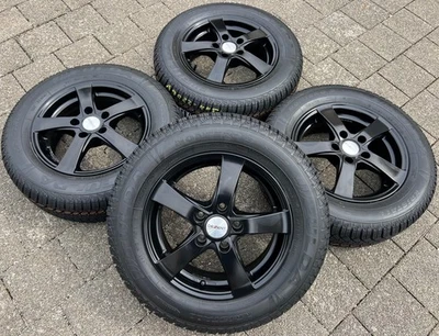 4 ALU WINTERRÄDER VW GOLF 5 6 7 TOURAN CADDY SKODA OCTAVIA 5E SEAT LEON ALTEA - Bild 1 von 4