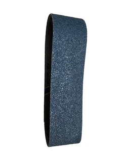 67862 Blau Zirkonia Stoff 80er Körnung Schleifbänder (6er Pack), 2 x 48" - Bild 1 von 1