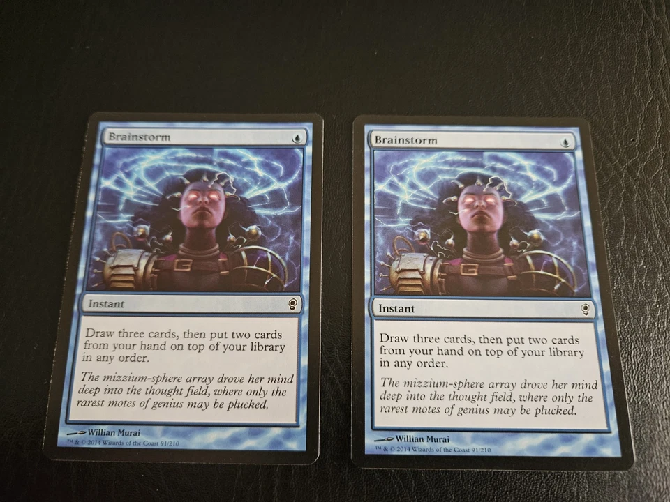 MTG Brainstorm x2 - Conspiracy - Near Mint - Image 1 of 1