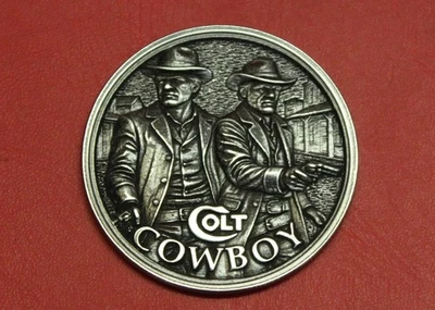 Colt Firearms Cowboy Display Case Medallion - Image 1 of 2