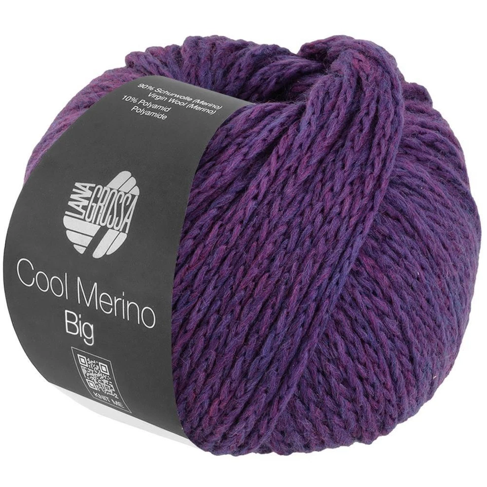 Wolle Kreativ! Lana Grossa - Cool Merino Big - Fb. 230 dunkelviolett 50 g - Bild 1 von 1