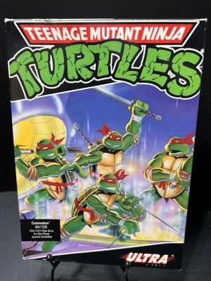 Teenage Mutant Ninja Turtles Ultra Commodore 64 Computer Game complete in box - Image 1 of 4
