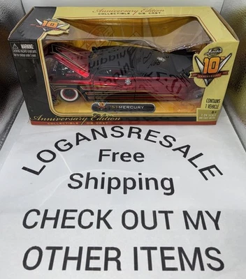 💥 JADA DUB CITY 1951 ROJO MERCURIO/GRIS MODELO COCHE FUNDIDO A PRESIÓN 1:24 ENVÍO GRATUITO Foto 1 de 4