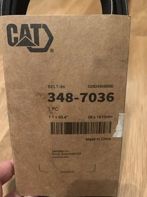 Cinturón Caterpillar Serpentine OEM 348-7036 Foto 1 de 4