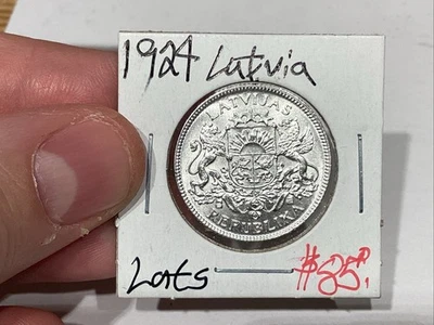 latvia 1 lats 1924 BU - Image 1 of 4