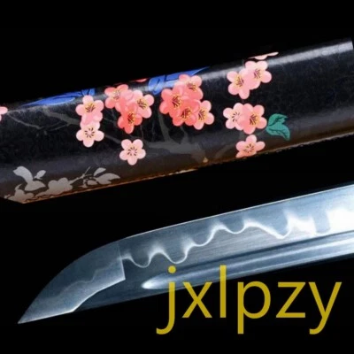 Espada Katana samurai japonesa afiada feita à mão 40" 1095 argila de aço lâmina temperada - Imagem 1 de 4