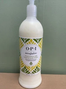 OPI Avojuice Sweet Lemon Sage Hand & Body Lotion 32 oz - Picture 1 of 3