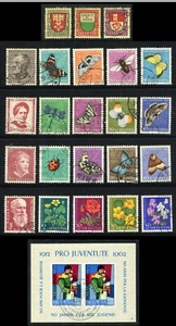 LOT PRO JUVENTUTE 1919, 50, 51, 52, 59, 62 Used - Picture 1 of 1