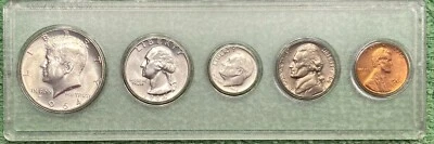 1964-D KENNEDY HALF MINT SET - UNC - IN HOLDER - L@@K AT PICTURES!!!!!  #6716 - Image 1 of 2