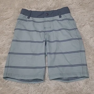 Pantalones Cortos de Natación Art Class Azul a Rayas Cintura Ajustable con Bolsillos y Trabillas Talla 10 - Imagen 1 de 3