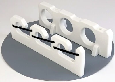 3 Fishing Rod Holder Vertical Console Boat Wall Rack Bungee - Image 1 of 4