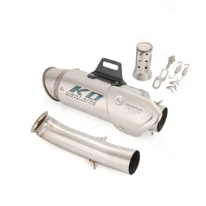 Silenciadores negros de tubo medio de escape de motocicleta modificados para Duke 125 250 390 RC390 - Imagen 1 de 8