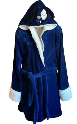 HOT KISS  WOMAN ROBE  Hooded Puppy Plush,  SHORT-   SIZE L/XL - Image 1 of 4
