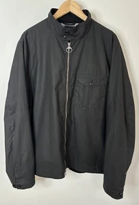 Chaqueta de algodón encerado Barbour "Brockel" negra para hombre XL - Imagen 1 de 14