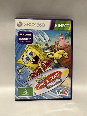 Spongebob Squarepants Surf & Skate Roadtrip Xbox 360 Kinect Complete With Manual - Image 1 of 3