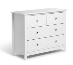 Brooklyn 2+2 Chest of Drawers- White