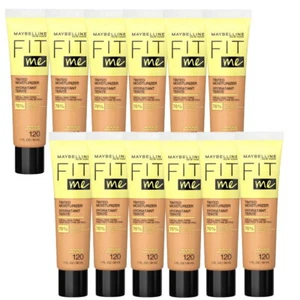 12x Maybelline Fit Me Tinted Moisturizer with Aloe 30ml 120 - Picture 1 of 5