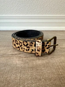 Supreme (RARE) FW12 Levi's Leopard Belt sz S/M | Box Logo Denim - Picture 1 of 5