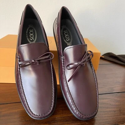Zapato Mocasín Tod's Italy Cuero Rojo Granate Oscuro, XXM15C0CN50LYGR807 Foto 1 de 4