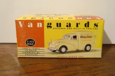 Voiture miniature 1/43 - Vanguards - Morris Minor Van - Ovaltine - Photo 1/2