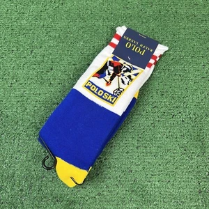 RARE POLO * SKI * WARM THERMAL COTTON BLEND SOCKS RALPH LAUREN * MENS 10-13 * - Picture 1 of 4