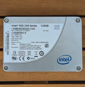 Intel SSD 330 Series 120GB SATA 2.5" 6Gb/s Solid State Drive (SSDSC2CT120A3) - Picture 1 of 3