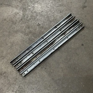 (4) Porsche 356 B C 912 912 Seat Rail Set LOWER RAILS Original Tracks - Picture 1 of 6