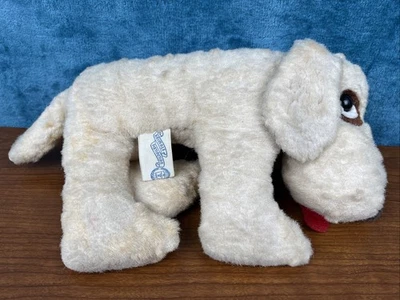Knickerbocker Hound Morgan Dog Animals Of Distinction Plush 13" Tan Vintage Rare - Image 1 of 4