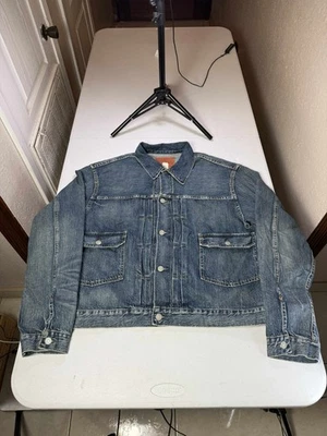New RRL Ralph Lauren Denim Trucker Jacket-MEN Sz XXL double RL - Image 1 of 4